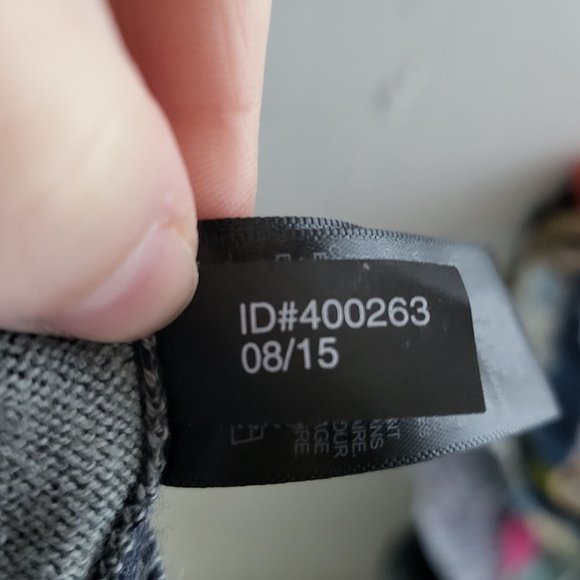 Express Men's Navy Pullover Button Ribbed Sleeve Sweater Size Large Preppy Fall - Picture 7 of 9